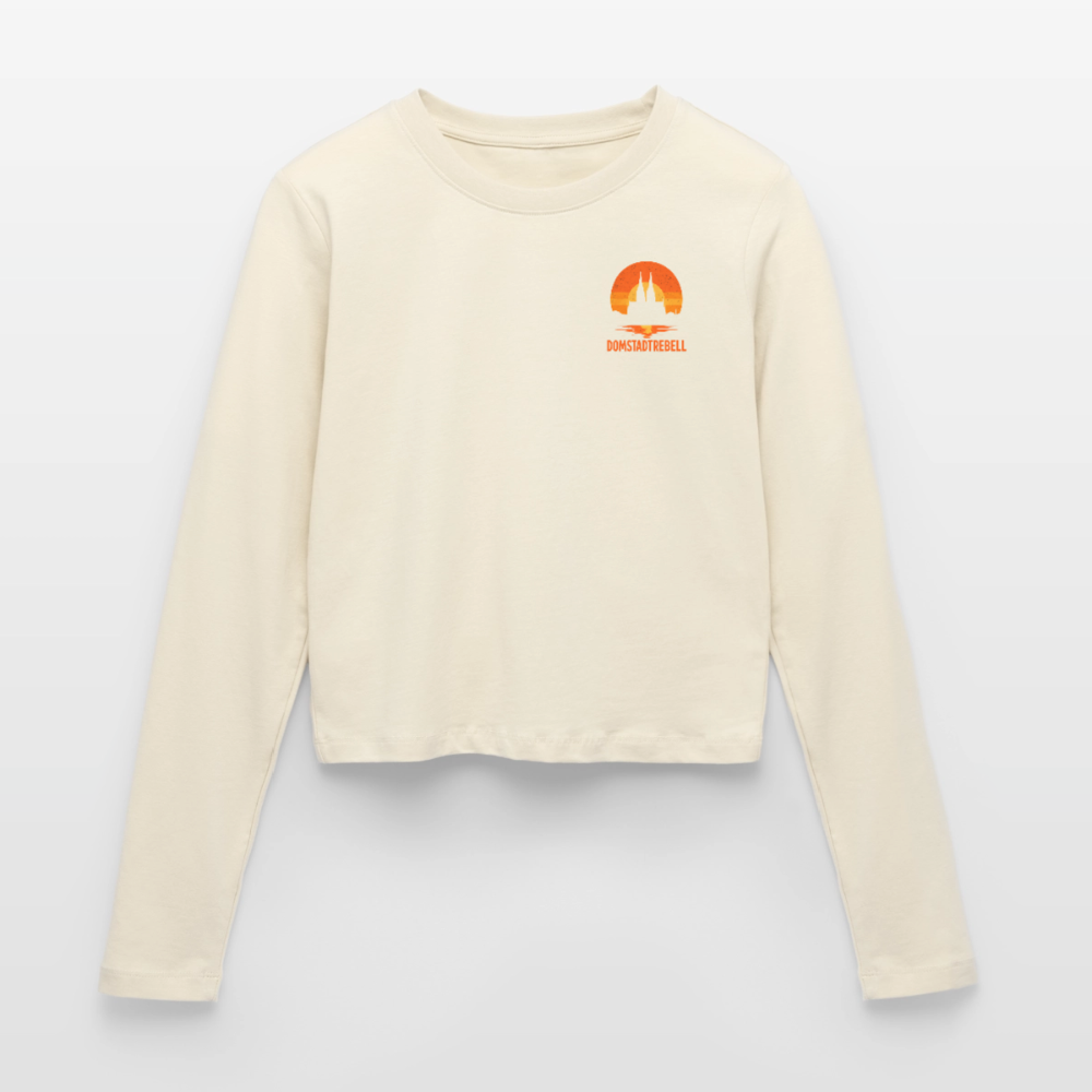 Domstadtrebell - Frauen Slim Fit Langarmshirt - Creme