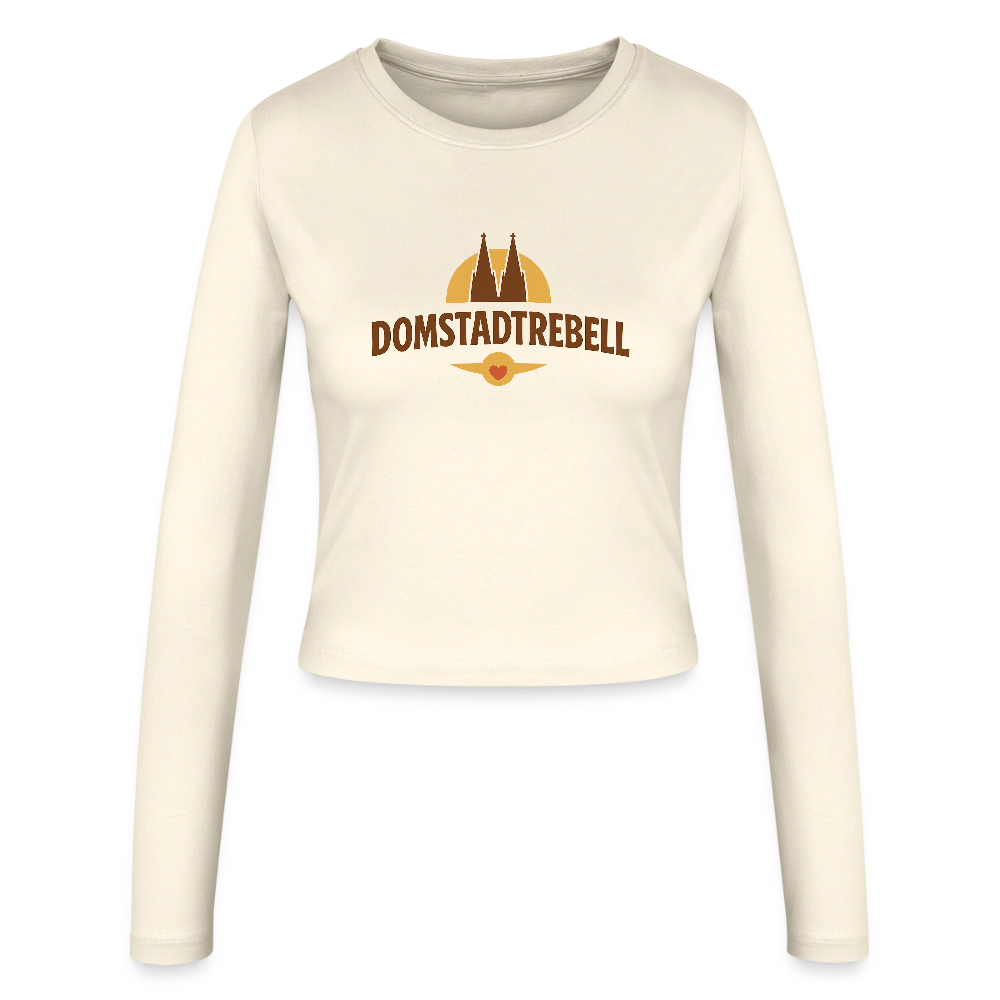 Domstadtrebell - Frauen Slim Fit Langarmshirt - Creme