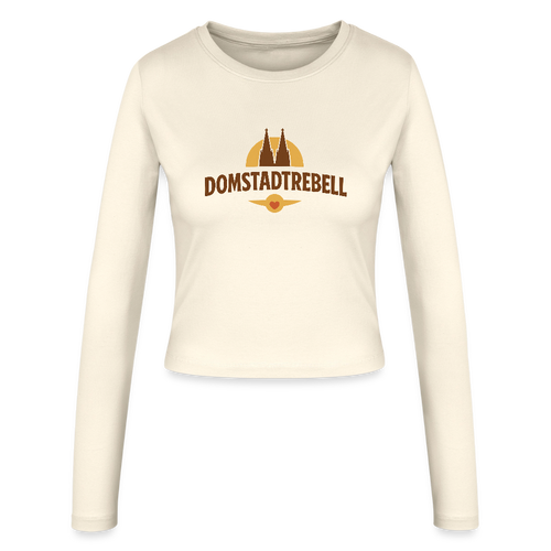 Domstadtrebell - Frauen Slim Fit Langarmshirt - Creme