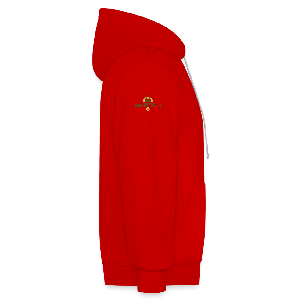 Kontrast-Hoodie Domstadtrebell "Für die Ewigkeit - Rot/Weiß