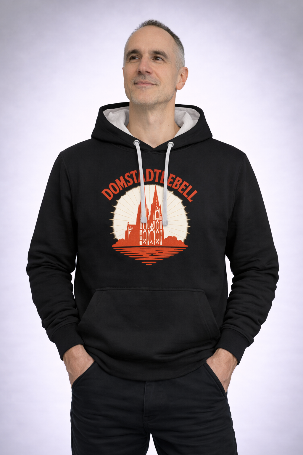 Domstadtrebell Kontrast-Hoodie "Dom 1248"
