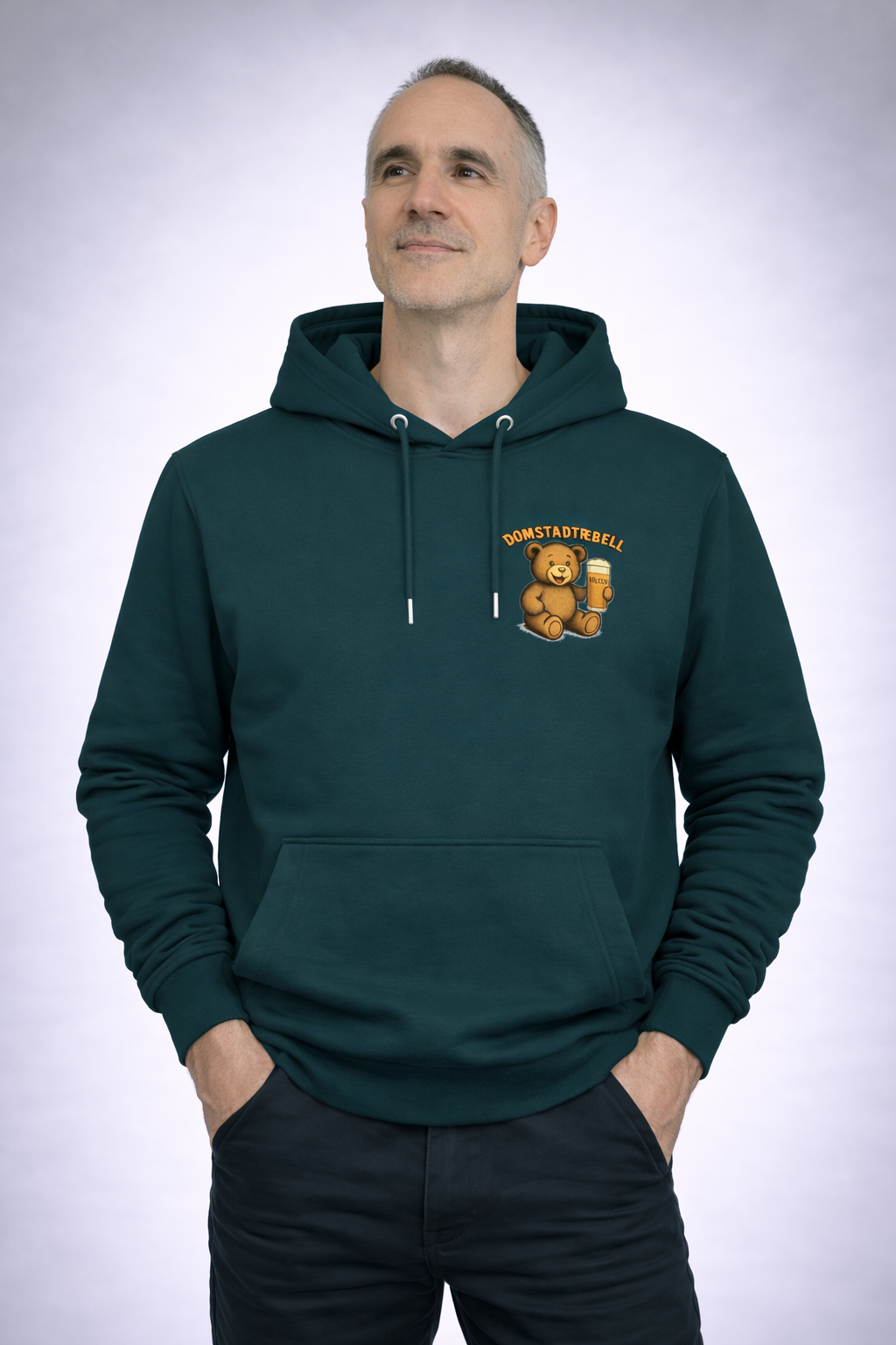 Domstadtrebell Kölschbär - Organic Hoodie