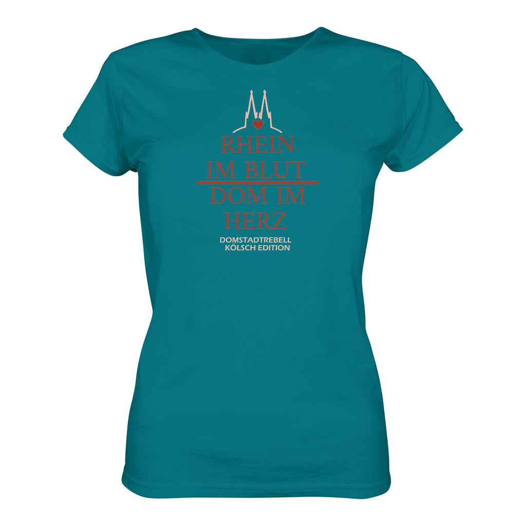 Domstadtrebell - Rhein im Blut Dom im Herz - Ladies Premium Shirt