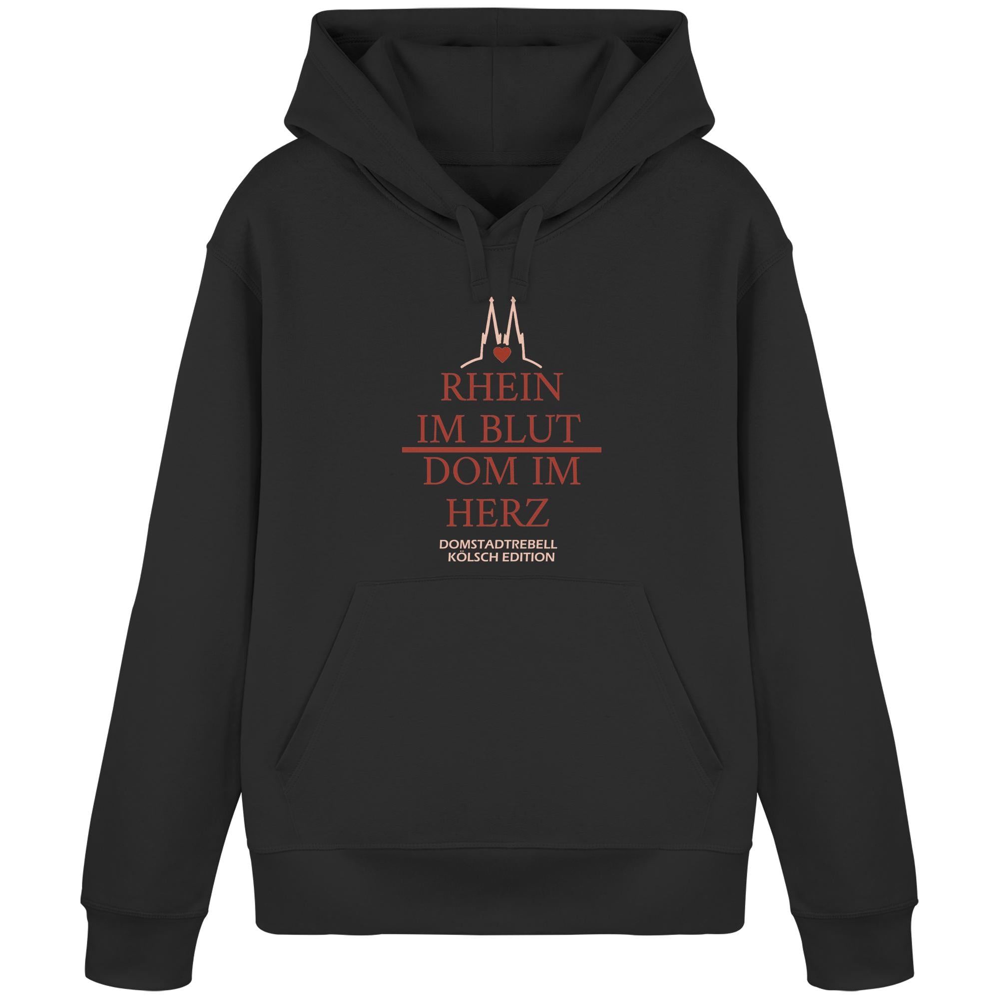 Domstadtrebell - Rhein im Blut Dom im Herz - Organic Basic Hoodie