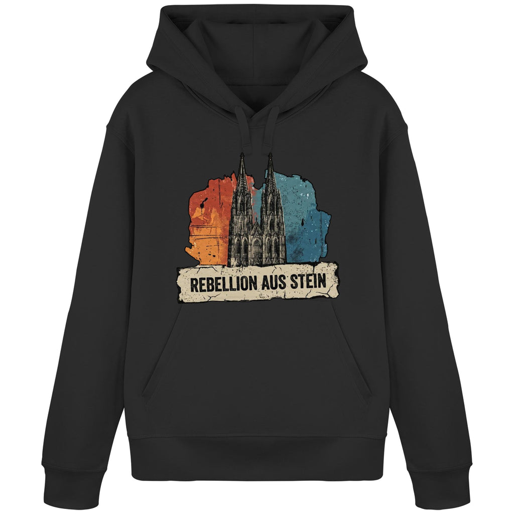 Domstadtrebell - Rebellion aus Stein - Organic Basic Hoodie