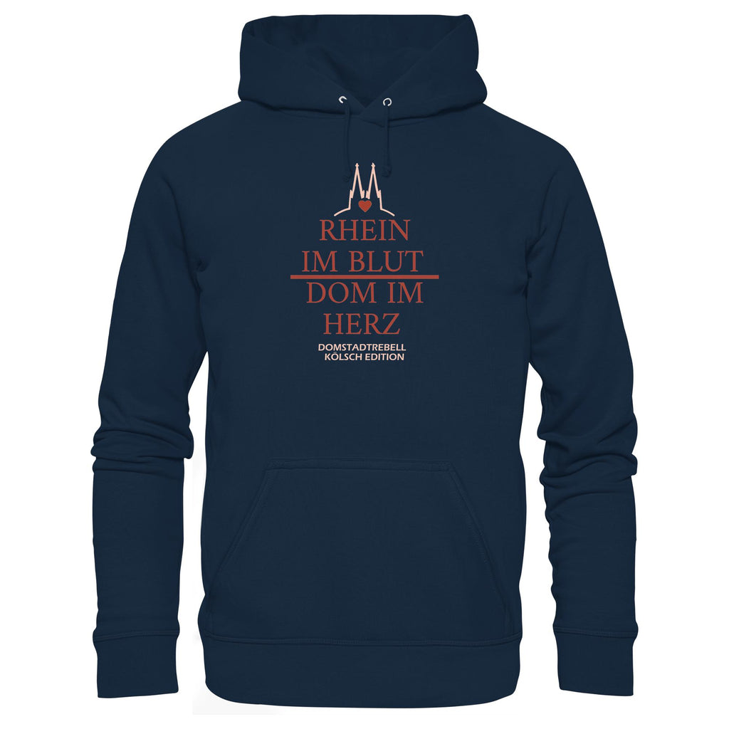 Domstadtrebell - Rhein im Blut Dom im Herz - Organic Basic Hoodie