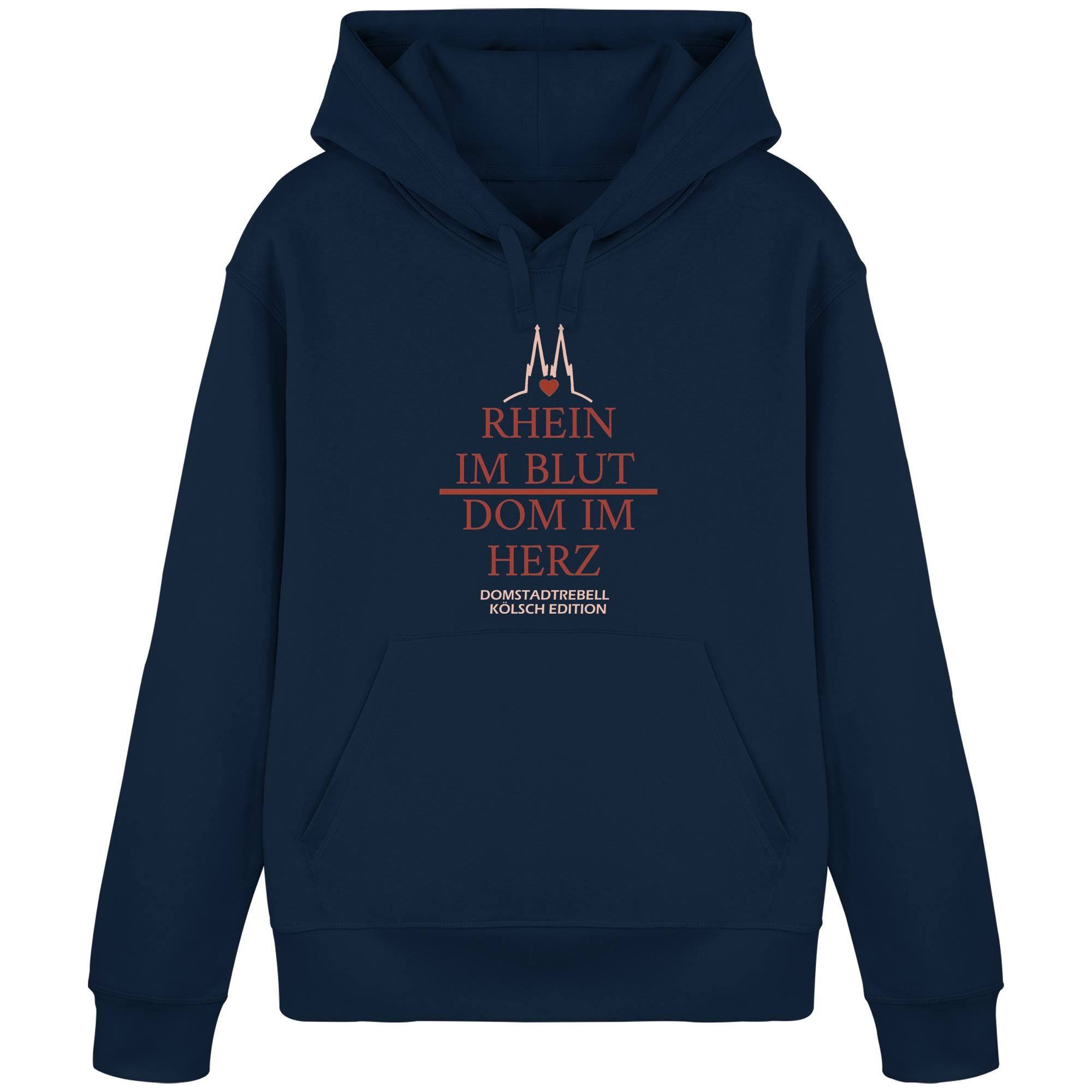 Domstadtrebell - Rhein im Blut Dom im Herz - Organic Basic Hoodie