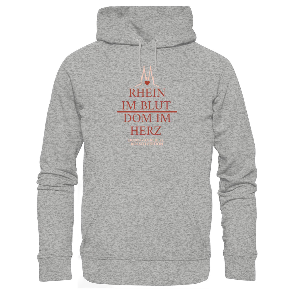Domstadtrebell - Rhein im Blut Dom im Herz - Organic Basic Hoodie