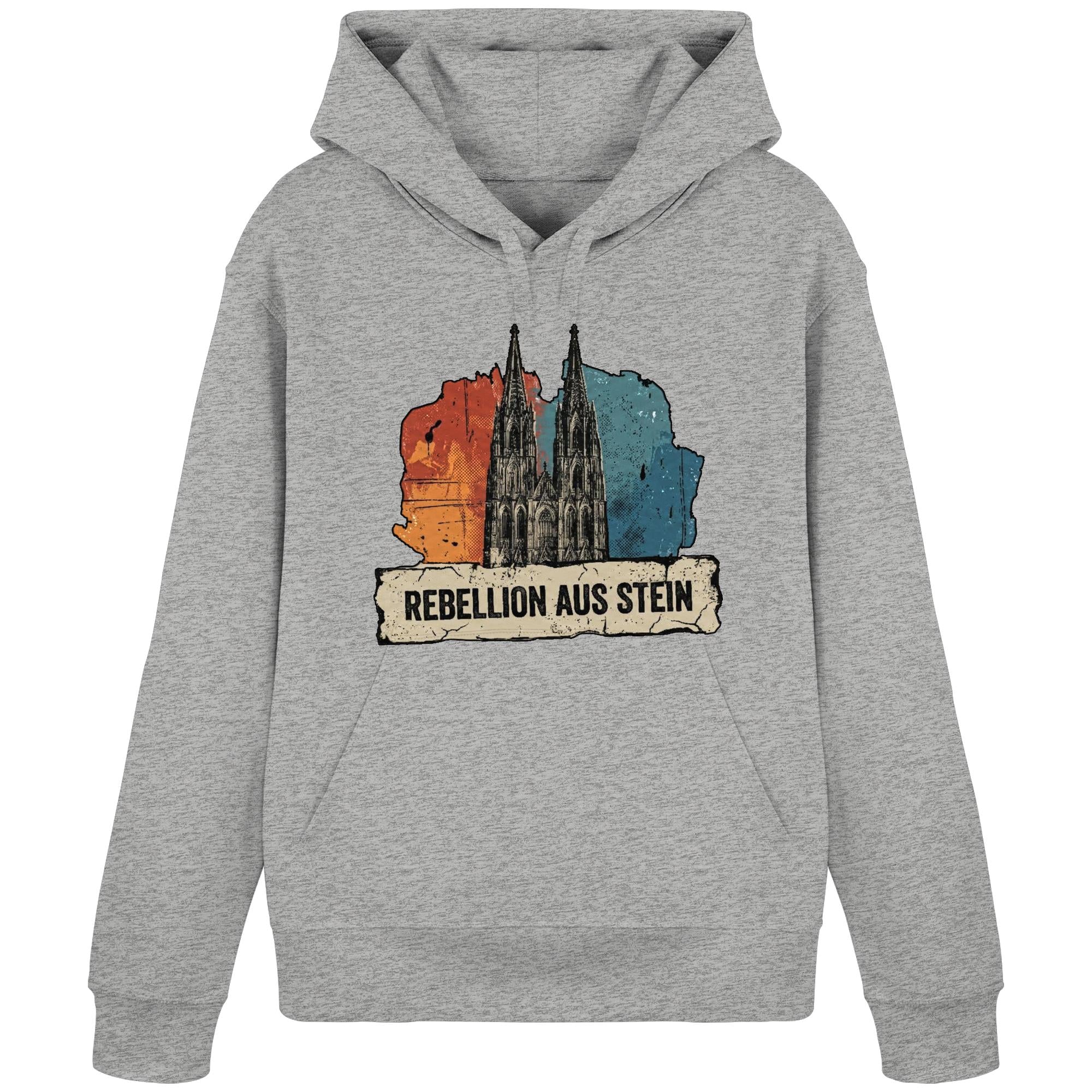 Domstadtrebell - Rebellion aus Stein - Organic Basic Hoodie