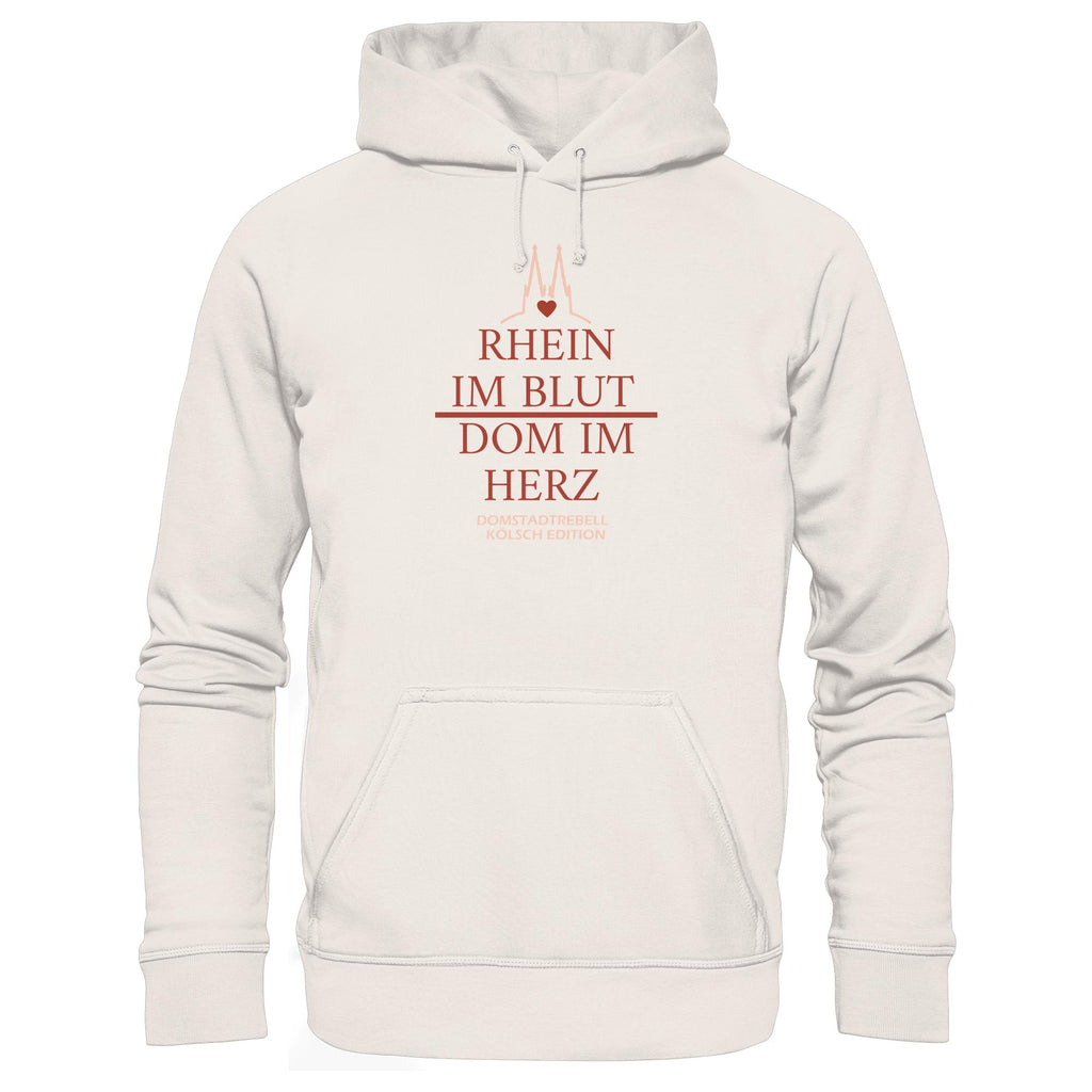 Domstadtrebell - Rhein im Blut Dom im Herz - Organic Basic Hoodie