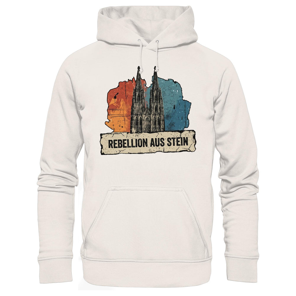 Domstadtrebell - Rebellion aus Stein - Organic Basic Hoodie