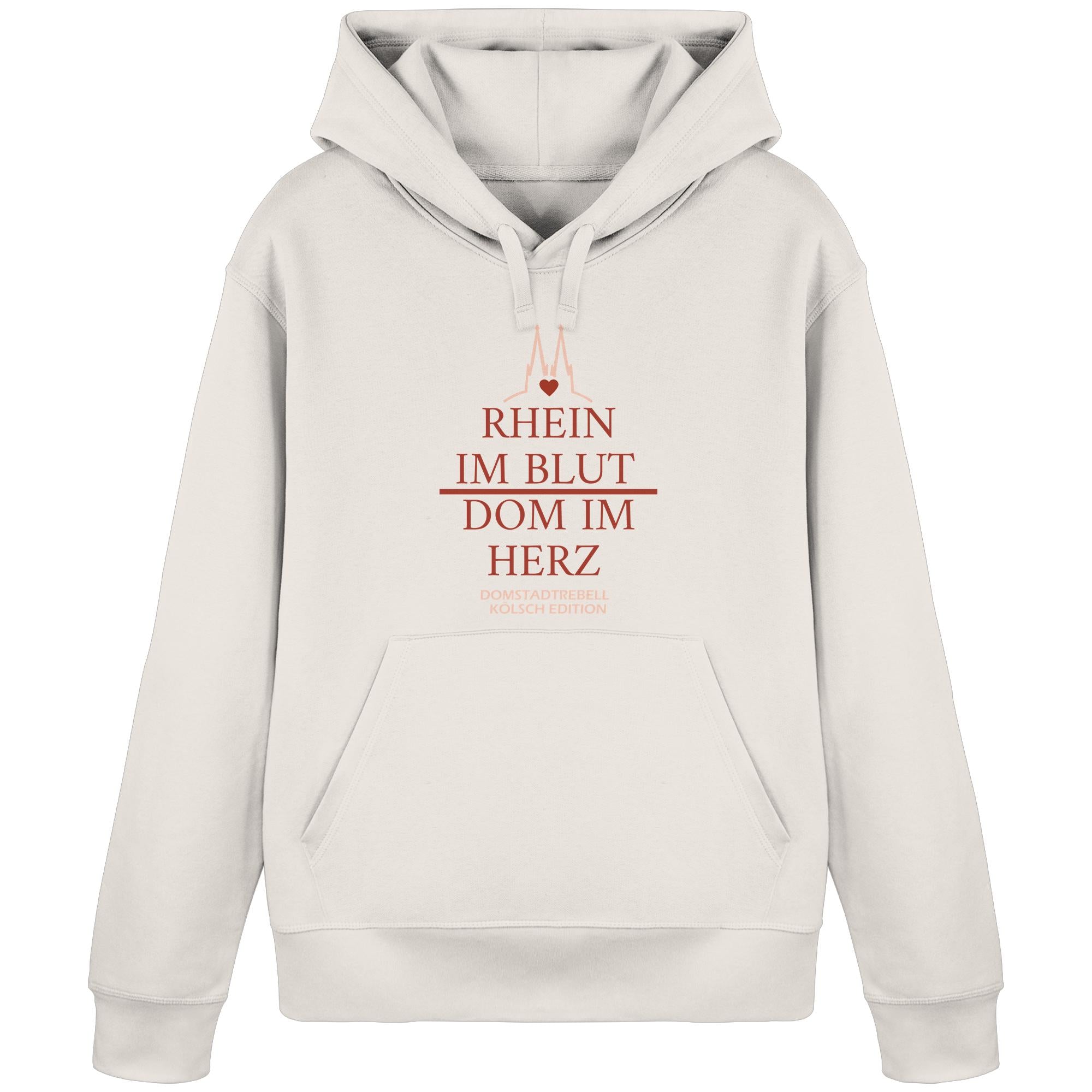Domstadtrebell - Rhein im Blut Dom im Herz - Organic Basic Hoodie