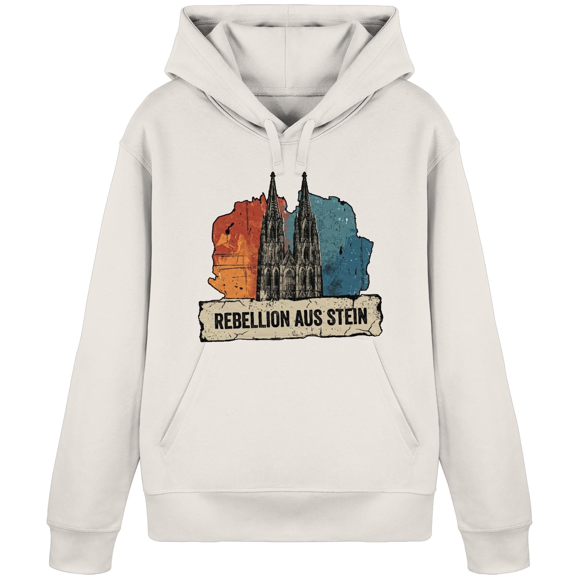 Domstadtrebell - Rebellion aus Stein - Organic Basic Hoodie