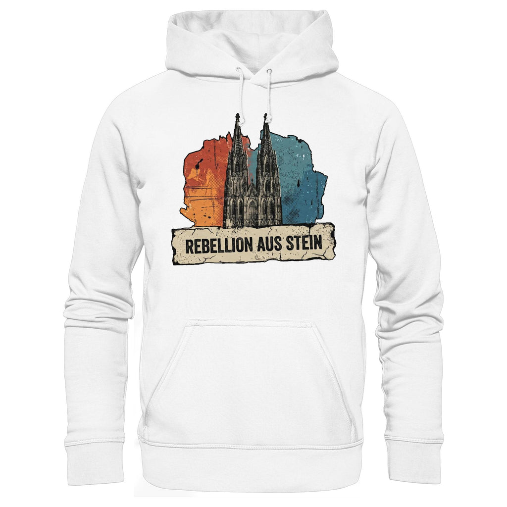 Domstadtrebell - Rebellion aus Stein - Organic Basic Hoodie