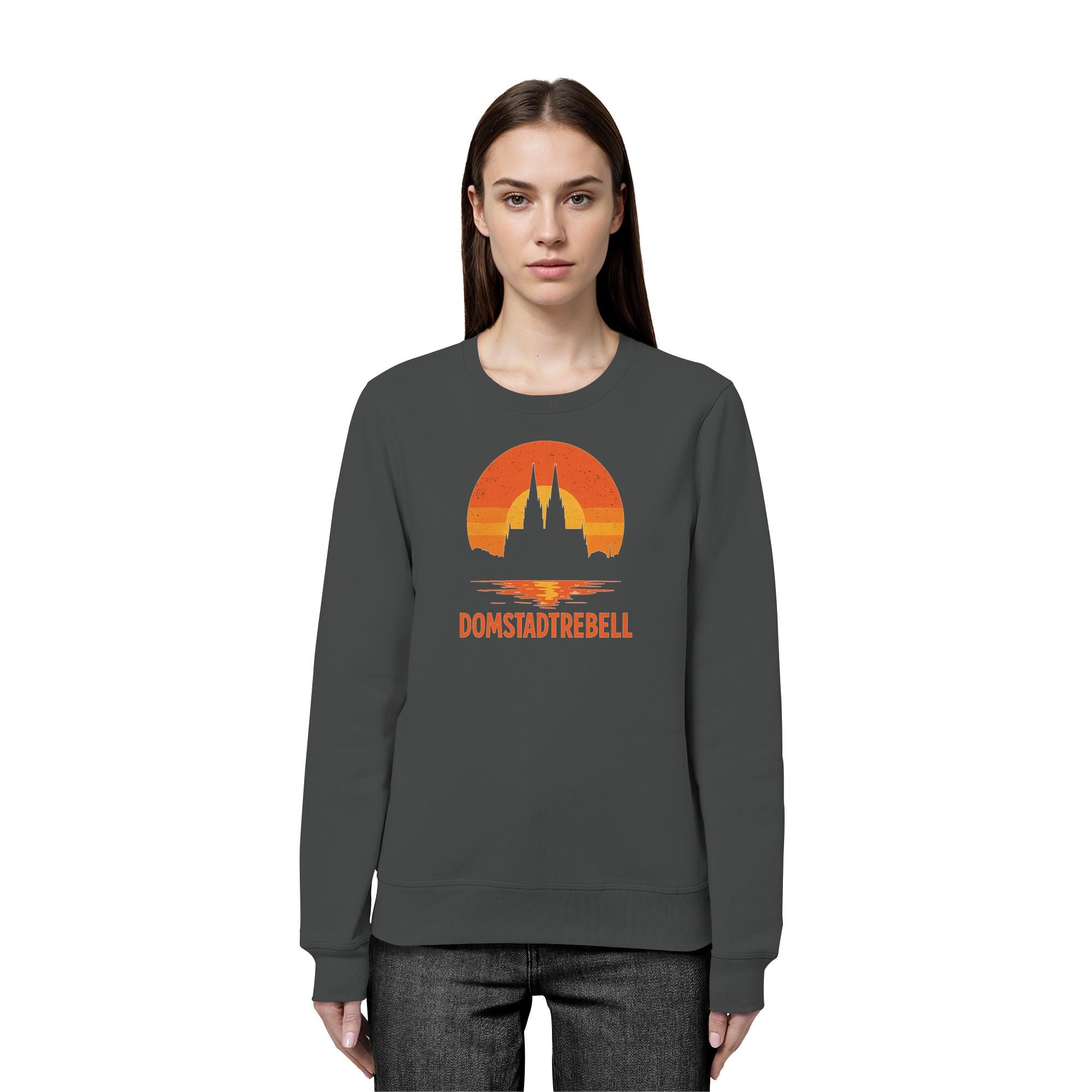 Domstadtrebell - Kölner Dom Sonnenuntergang - Organic Basic Unisex Sweatshirt