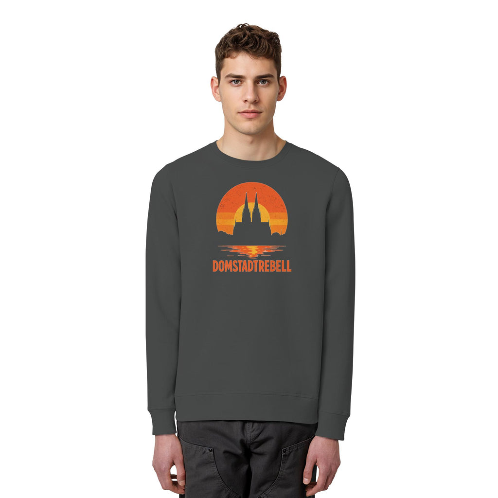 Domstadtrebell - Kölner Dom Sonnenuntergang - Organic Basic Unisex Sweatshirt