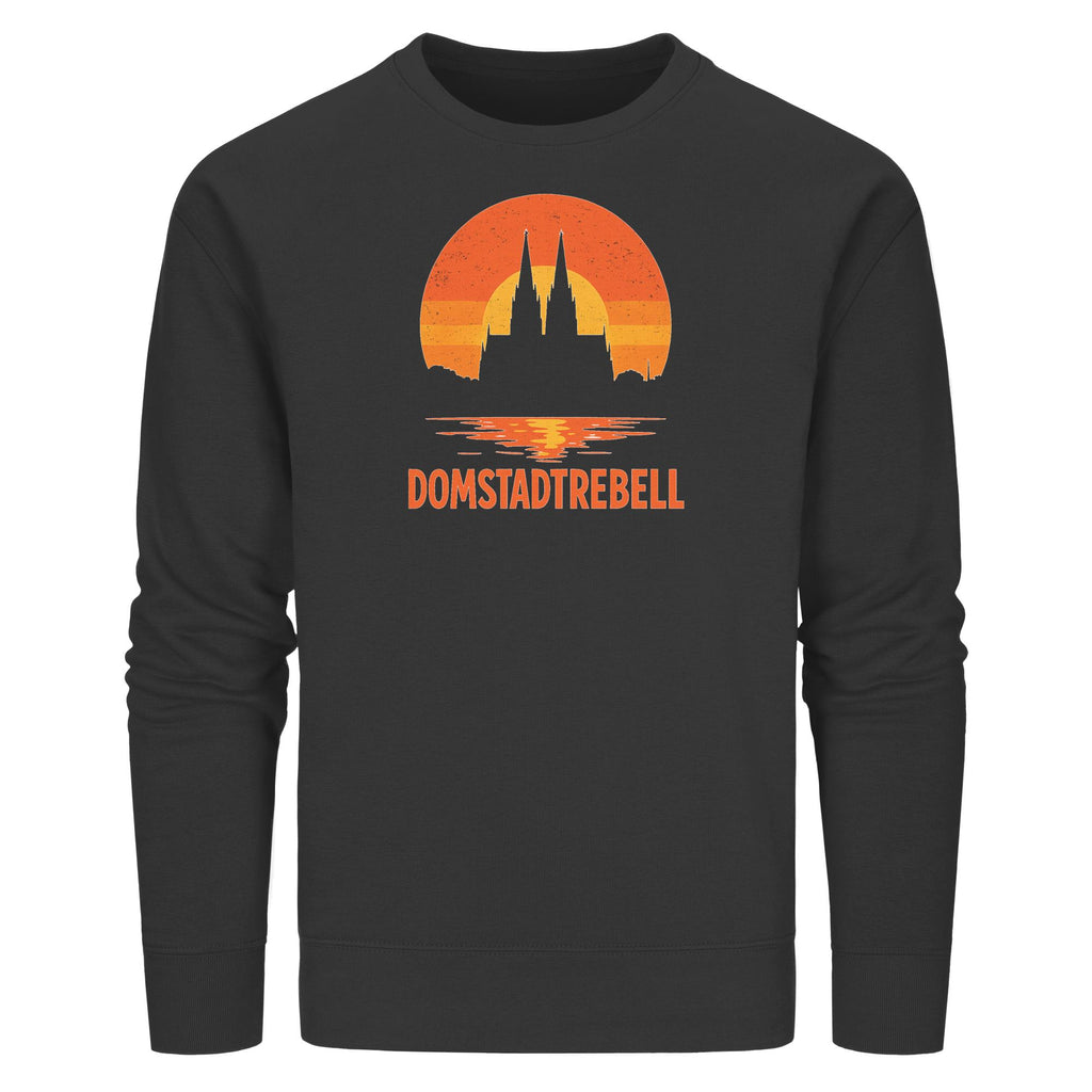 Domstadtrebell - Kölner Dom Sonnenuntergang - Organic Basic Unisex Sweatshirt
