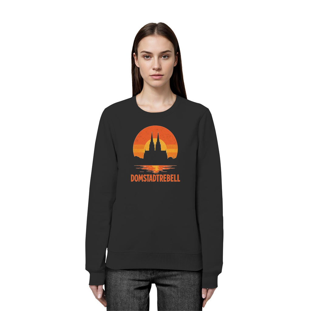 Domstadtrebell - Kölner Dom Sonnenuntergang - Organic Basic Unisex Sweatshirt