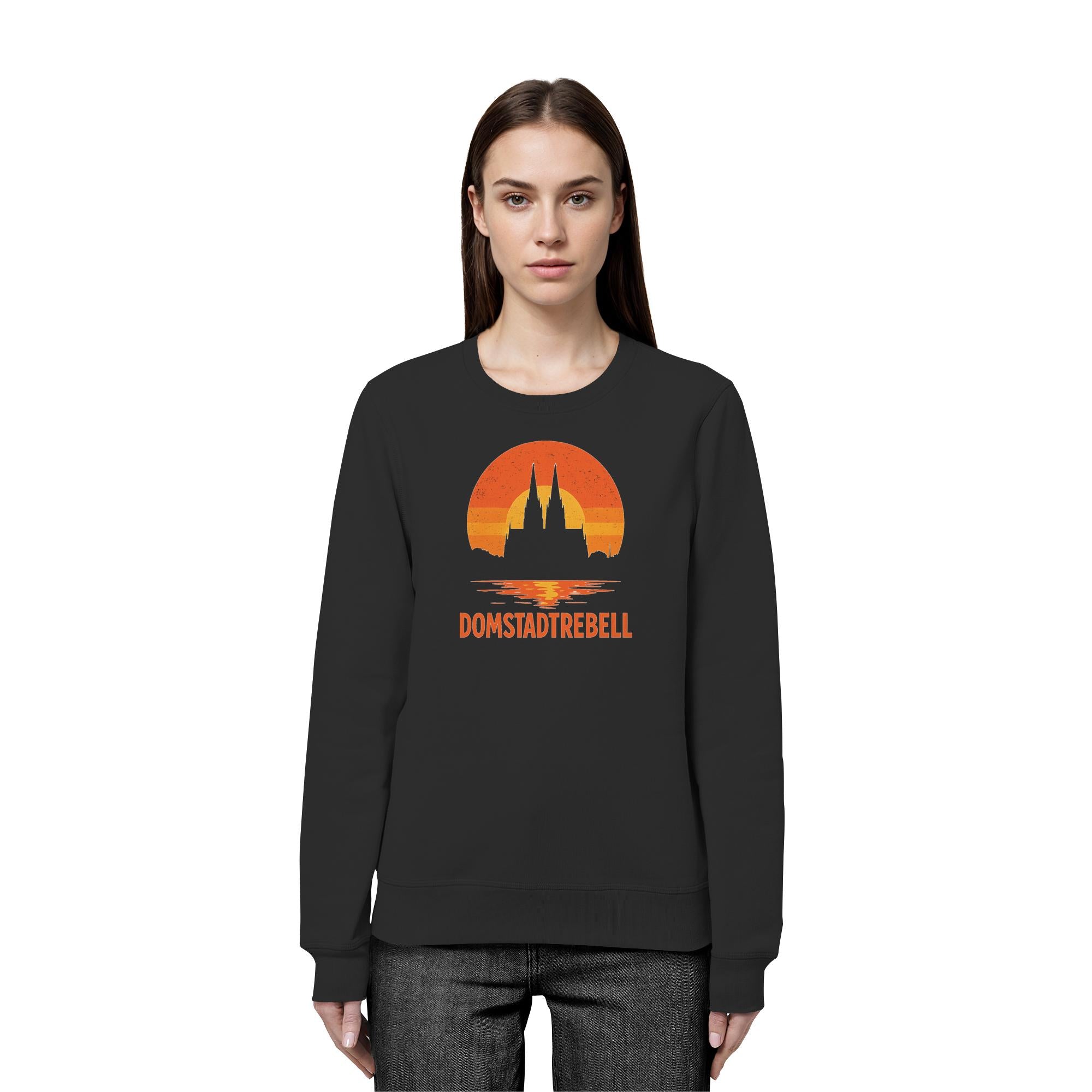 Domstadtrebell - Kölner Dom Sonnenuntergang - Organic Basic Unisex Sweatshirt