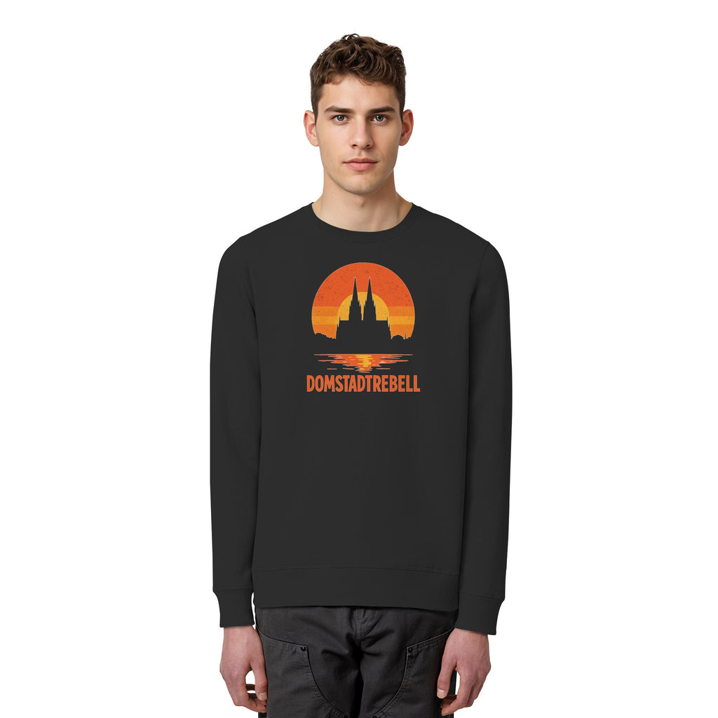 Domstadtrebell - Kölner Dom Sonnenuntergang - Organic Basic Unisex Sweatshirt