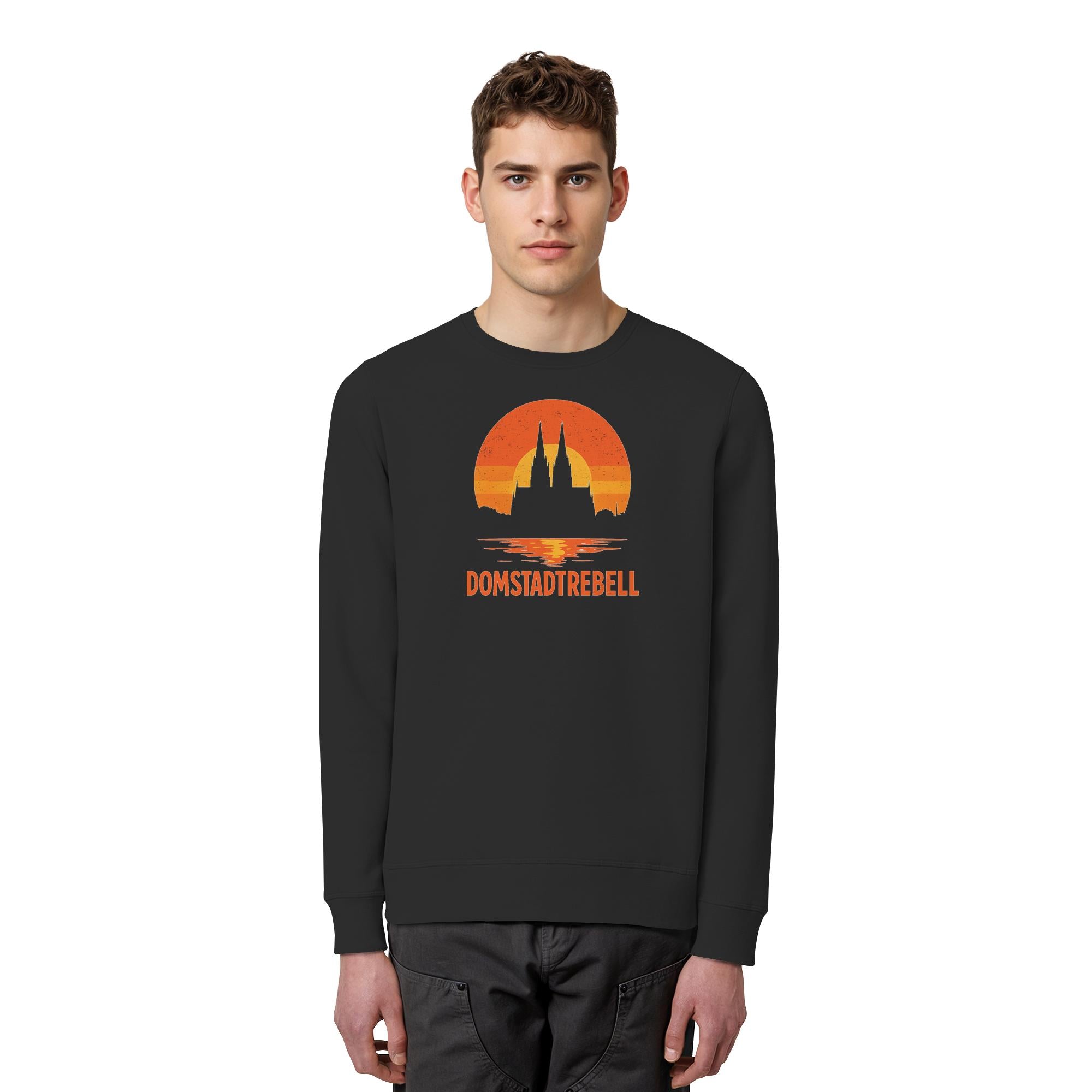 Domstadtrebell - Kölner Dom Sonnenuntergang - Organic Basic Unisex Sweatshirt