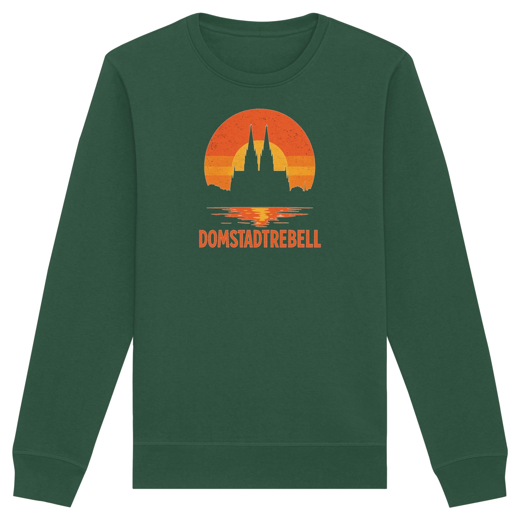 Domstadtrebell - Kölner Dom Sonnenuntergang - Organic Basic Unisex Sweatshirt