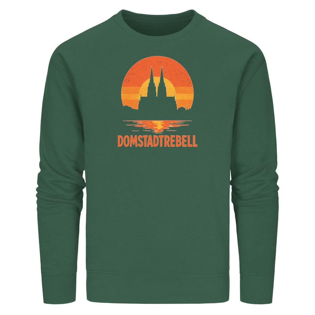 Domstadtrebell - Kölner Dom Sonnenuntergang - Organic Basic Unisex Sweatshirt