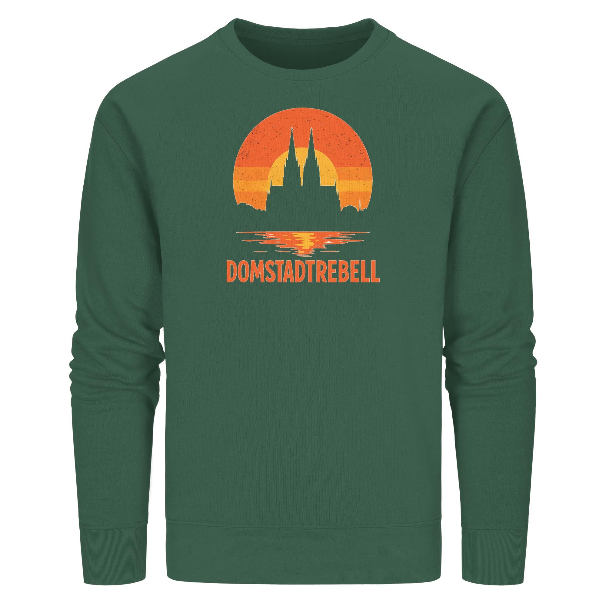 Domstadtrebell - Kölner Dom Sonnenuntergang - Organic Basic Unisex Sweatshirt