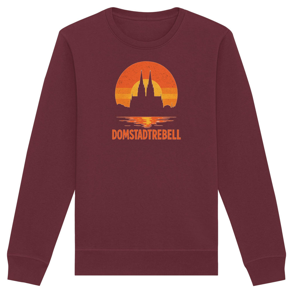 Domstadtrebell - Kölner Dom Sonnenuntergang - Organic Basic Unisex Sweatshirt