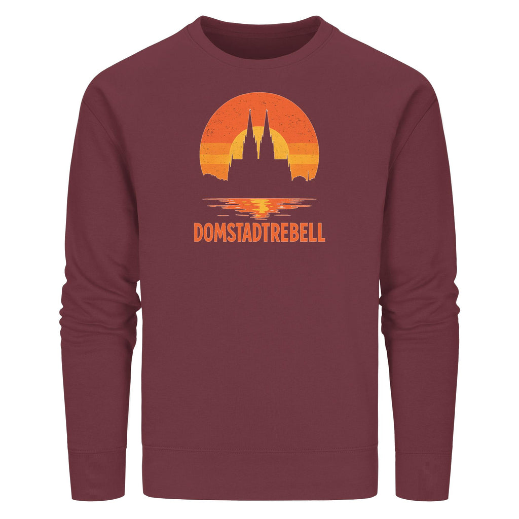 Domstadtrebell - Kölner Dom Sonnenuntergang - Organic Basic Unisex Sweatshirt
