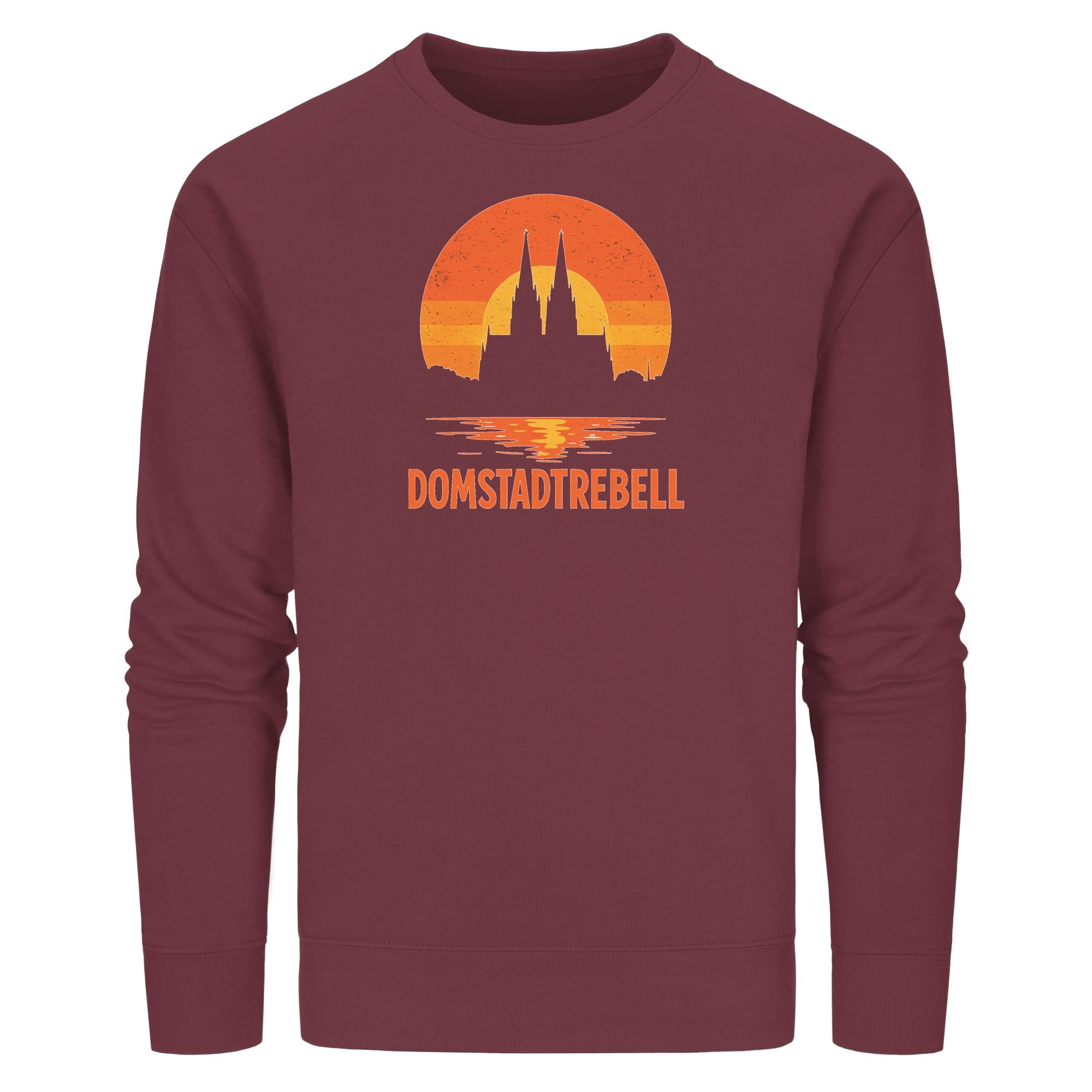 Domstadtrebell - Kölner Dom Sonnenuntergang - Organic Basic Unisex Sweatshirt
