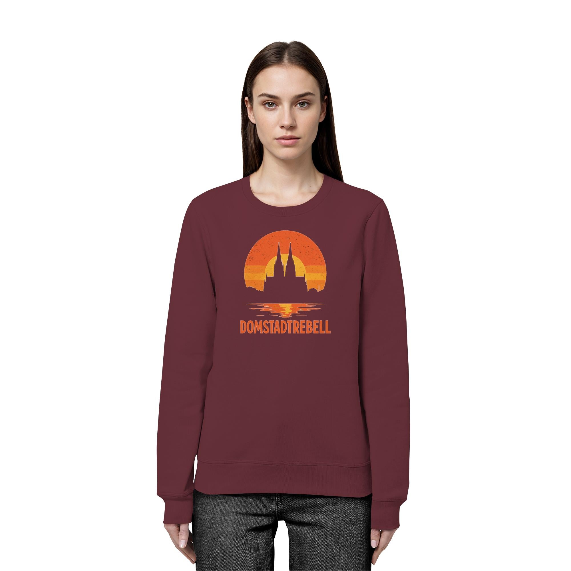 Domstadtrebell - Kölner Dom Sonnenuntergang - Organic Basic Unisex Sweatshirt