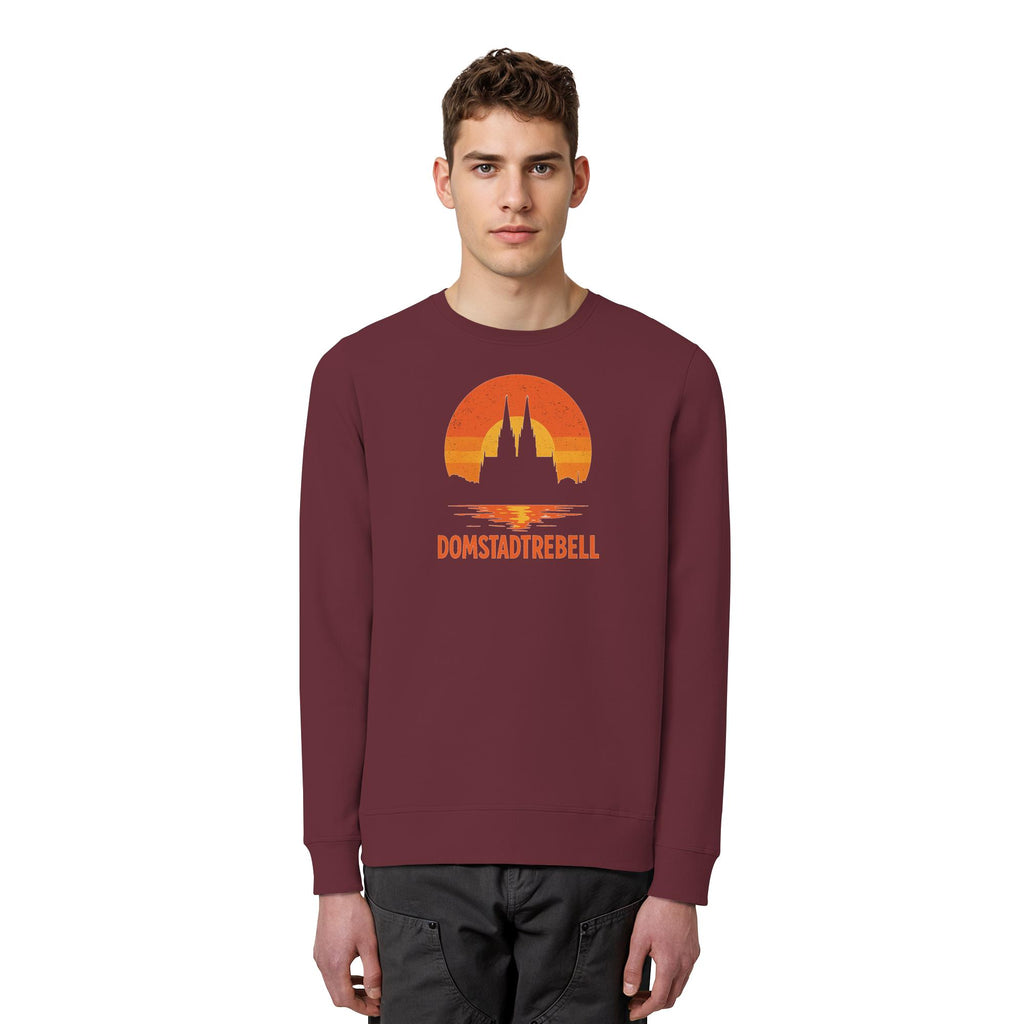 Domstadtrebell - Kölner Dom Sonnenuntergang - Organic Basic Unisex Sweatshirt