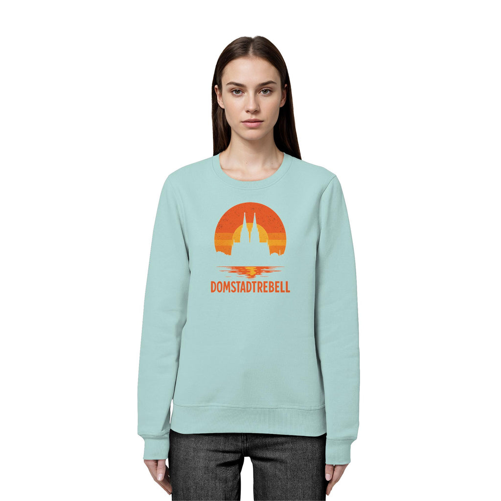 Domstadtrebell - Kölner Dom Sonnenuntergang - Organic Basic Unisex Sweatshirt
