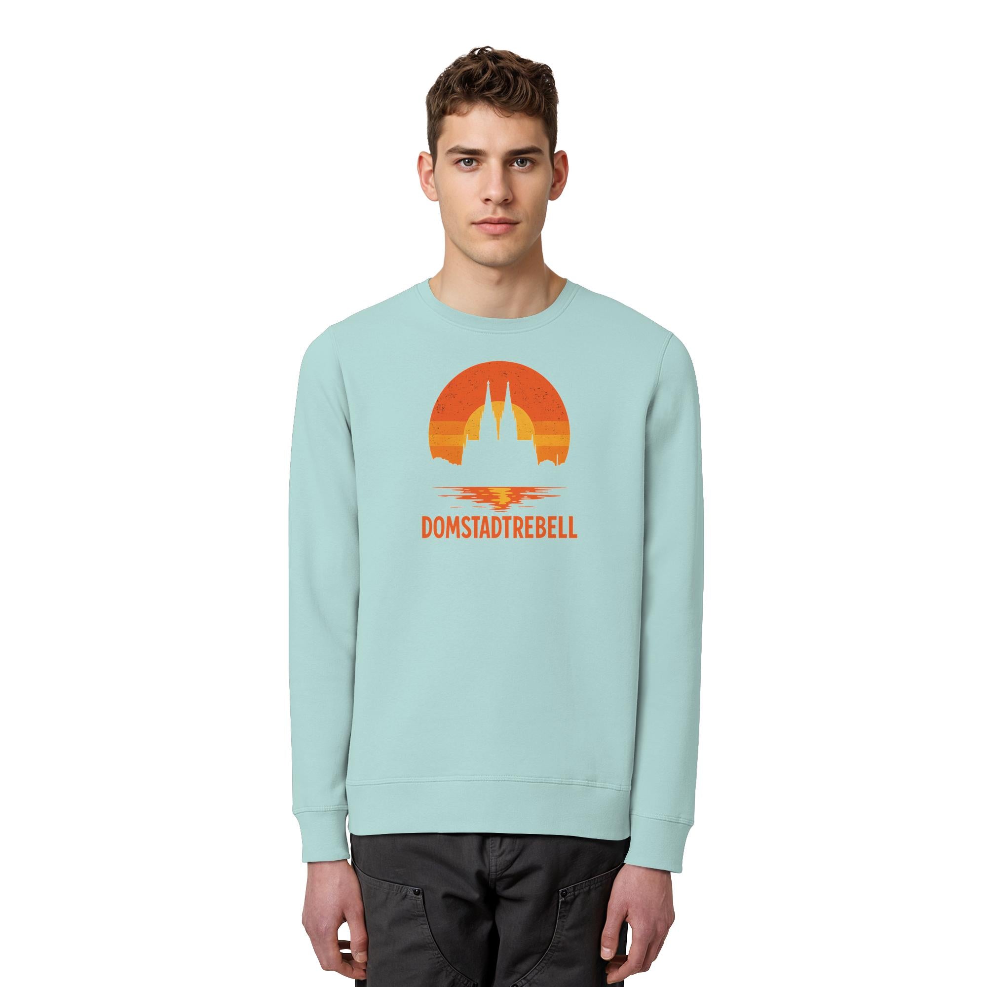 Domstadtrebell - Kölner Dom Sonnenuntergang - Organic Basic Unisex Sweatshirt