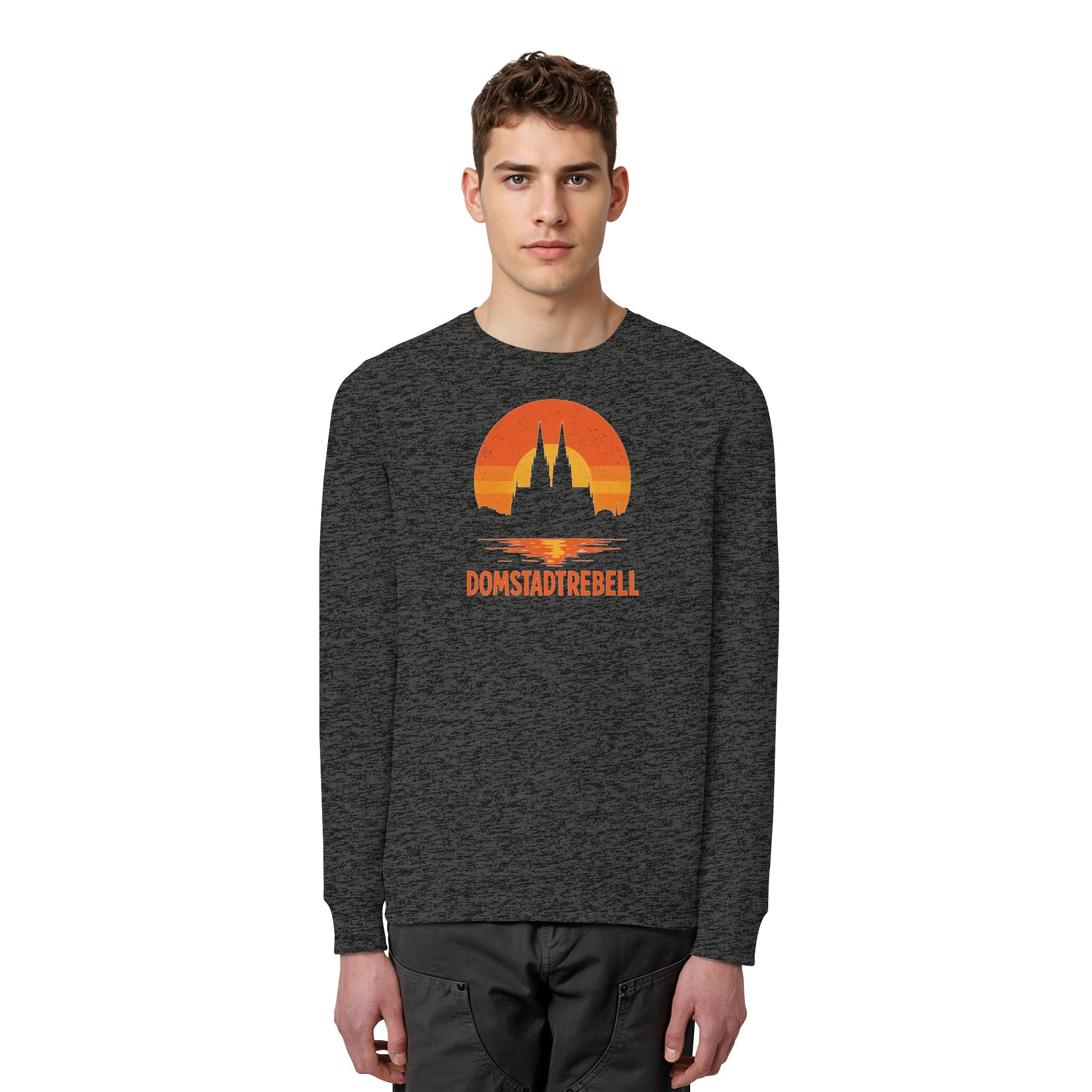 Domstadtrebell - Kölner Dom Sonnenuntergang - Organic Basic Unisex Sweatshirt