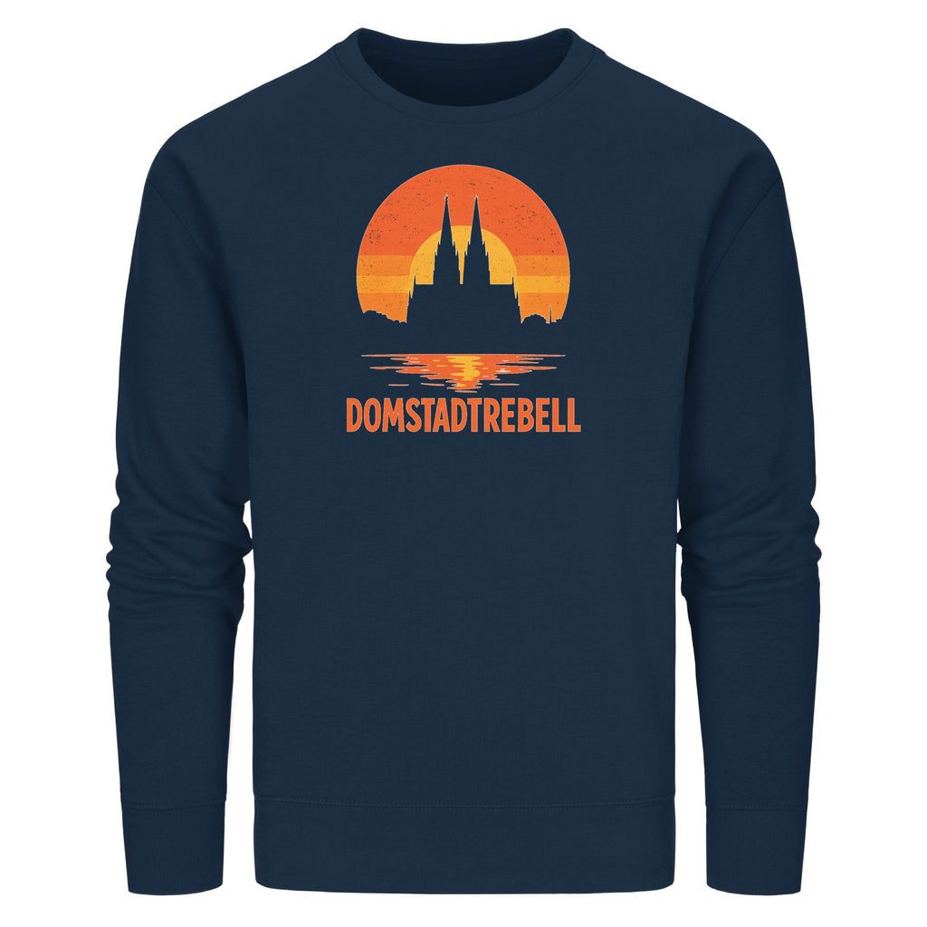 Domstadtrebell - Kölner Dom Sonnenuntergang - Organic Basic Unisex Sweatshirt