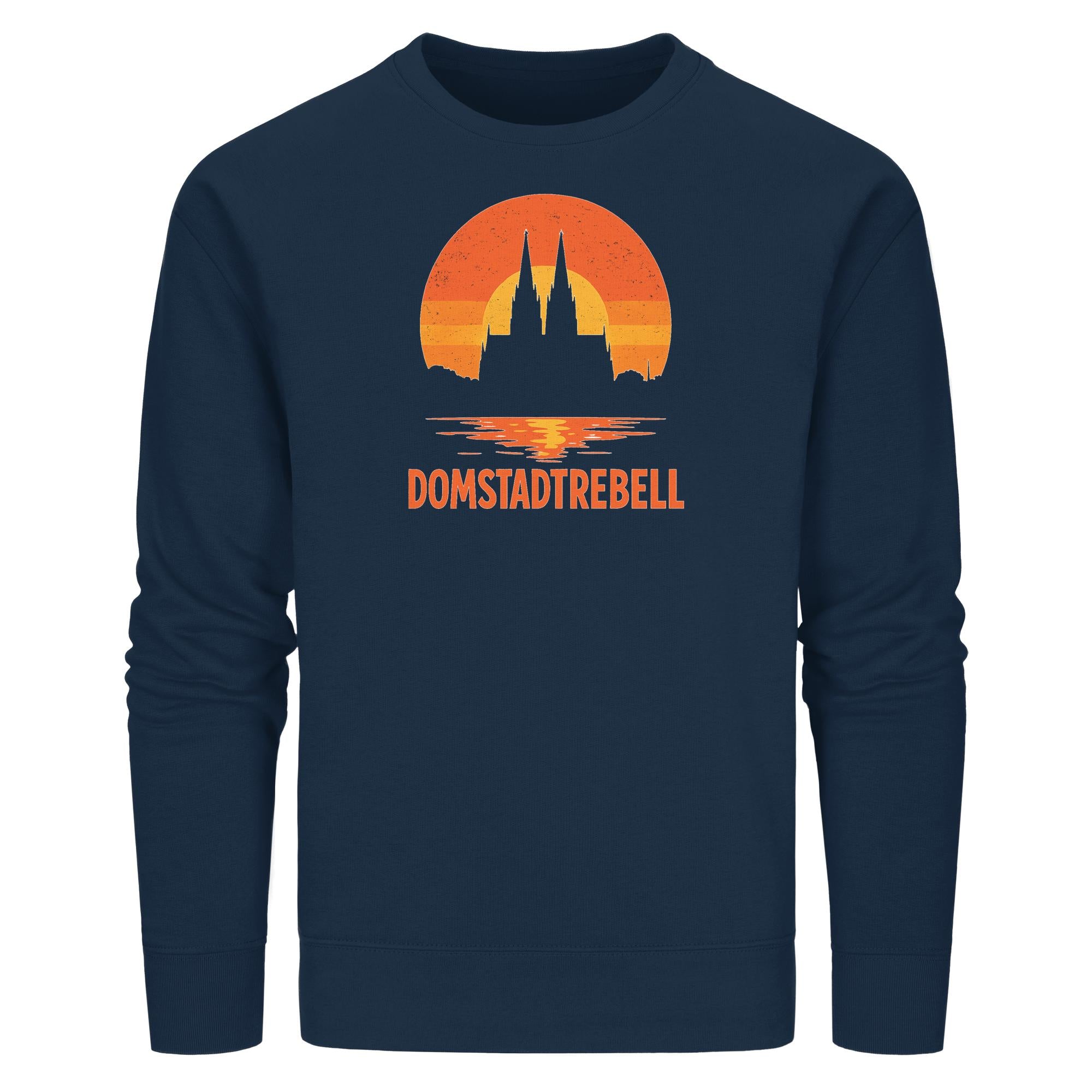 Domstadtrebell - Kölner Dom Sonnenuntergang - Organic Basic Unisex Sweatshirt