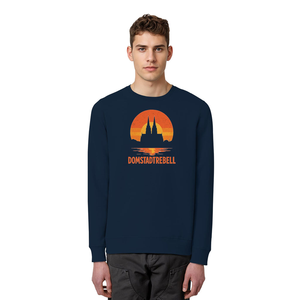 Domstadtrebell - Kölner Dom Sonnenuntergang - Organic Basic Unisex Sweatshirt