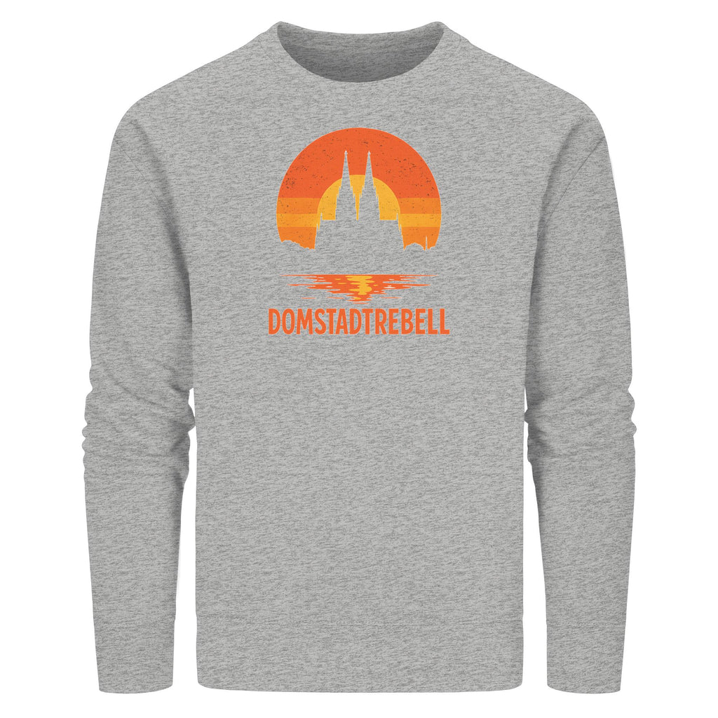 Domstadtrebell - Kölner Dom Sonnenuntergang - Organic Basic Unisex Sweatshirt