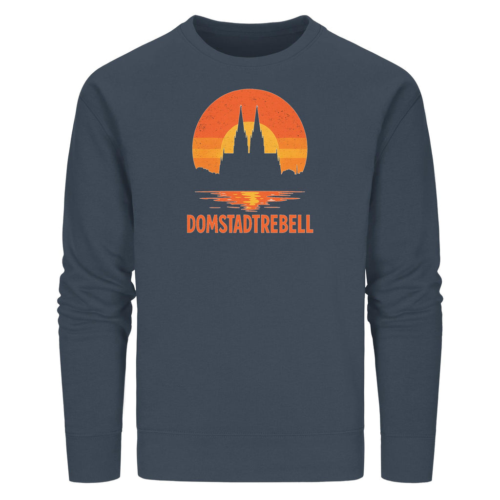 Domstadtrebell - Kölner Dom Sonnenuntergang - Organic Basic Unisex Sweatshirt