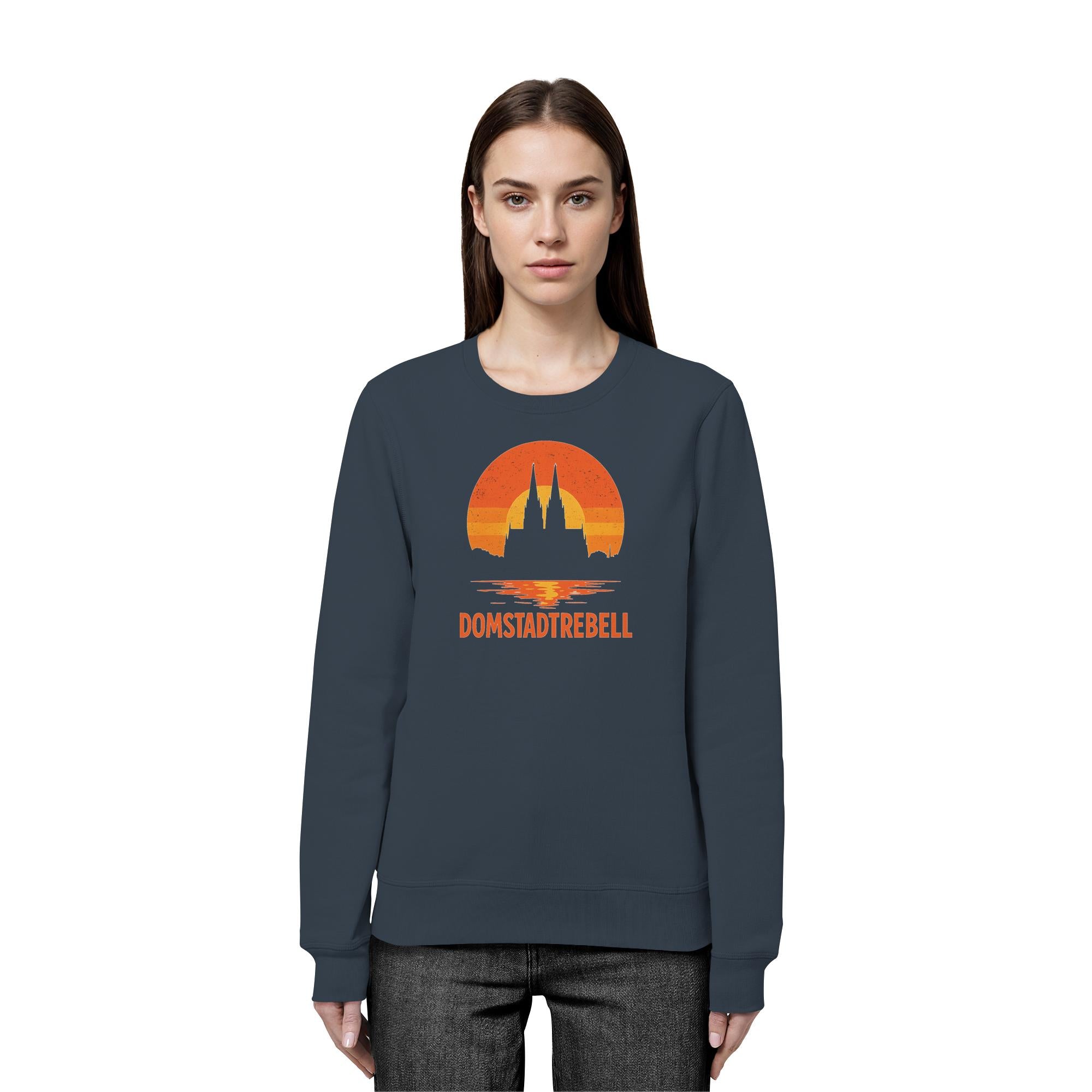 Domstadtrebell - Kölner Dom Sonnenuntergang - Organic Basic Unisex Sweatshirt