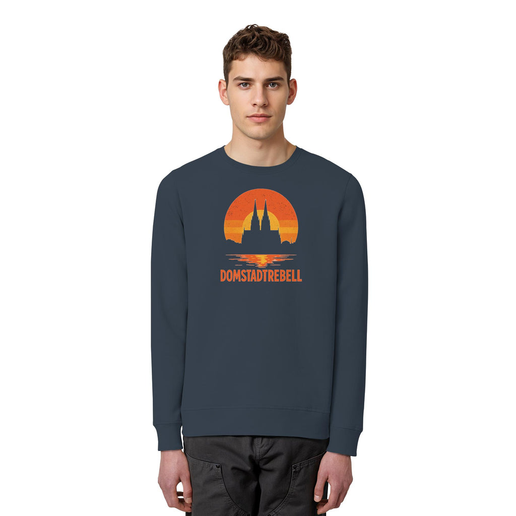 Domstadtrebell - Kölner Dom Sonnenuntergang - Organic Basic Unisex Sweatshirt
