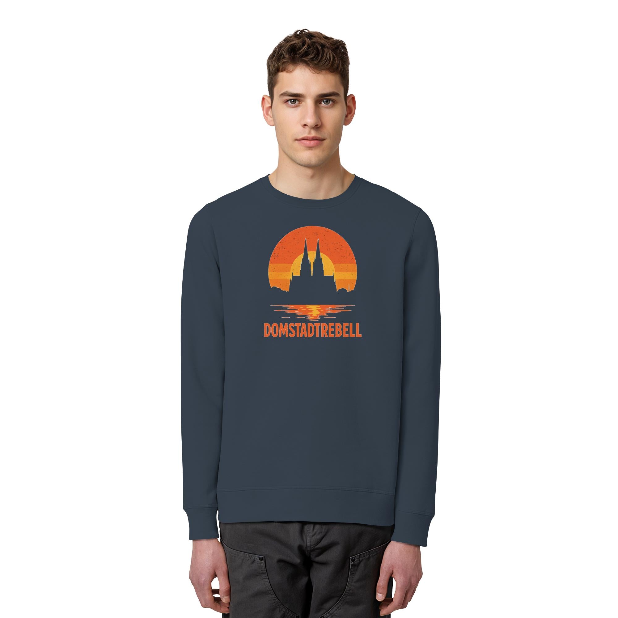 Domstadtrebell - Kölner Dom Sonnenuntergang - Organic Basic Unisex Sweatshirt
