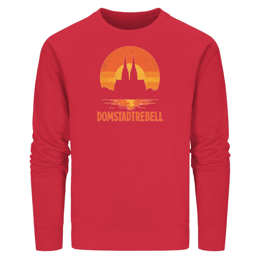 Domstadtrebell - Kölner Dom Sonnenuntergang - Organic Basic Unisex Sweatshirt