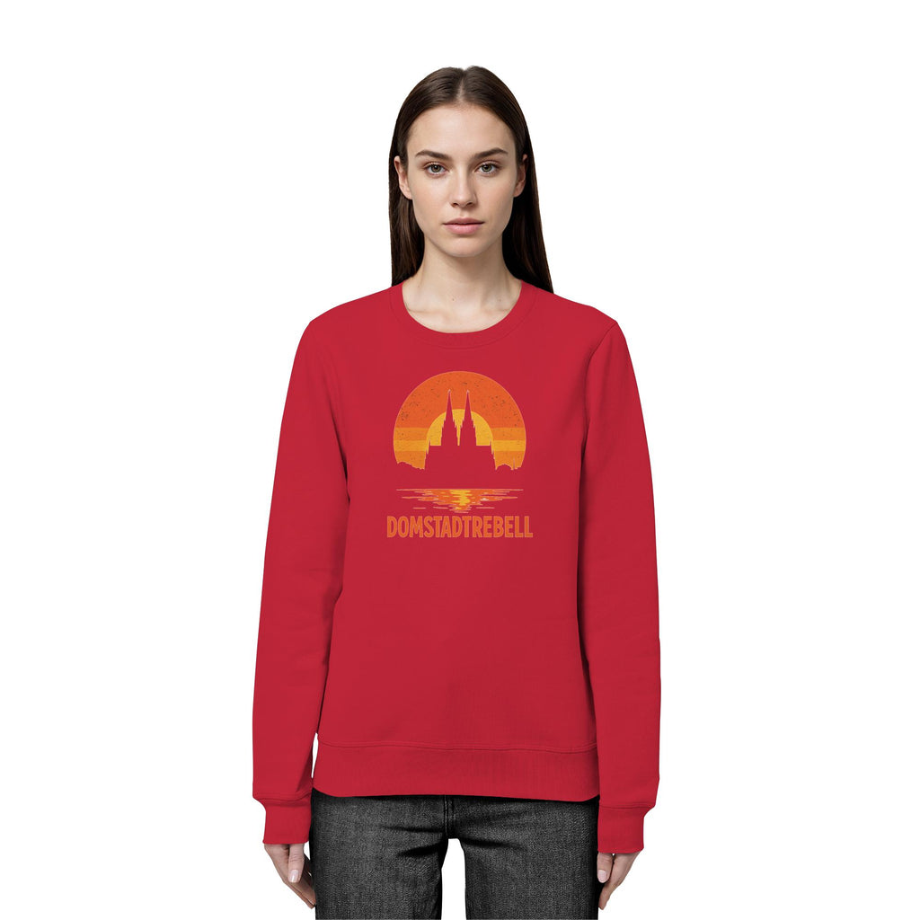 Domstadtrebell - Kölner Dom Sonnenuntergang - Organic Basic Unisex Sweatshirt