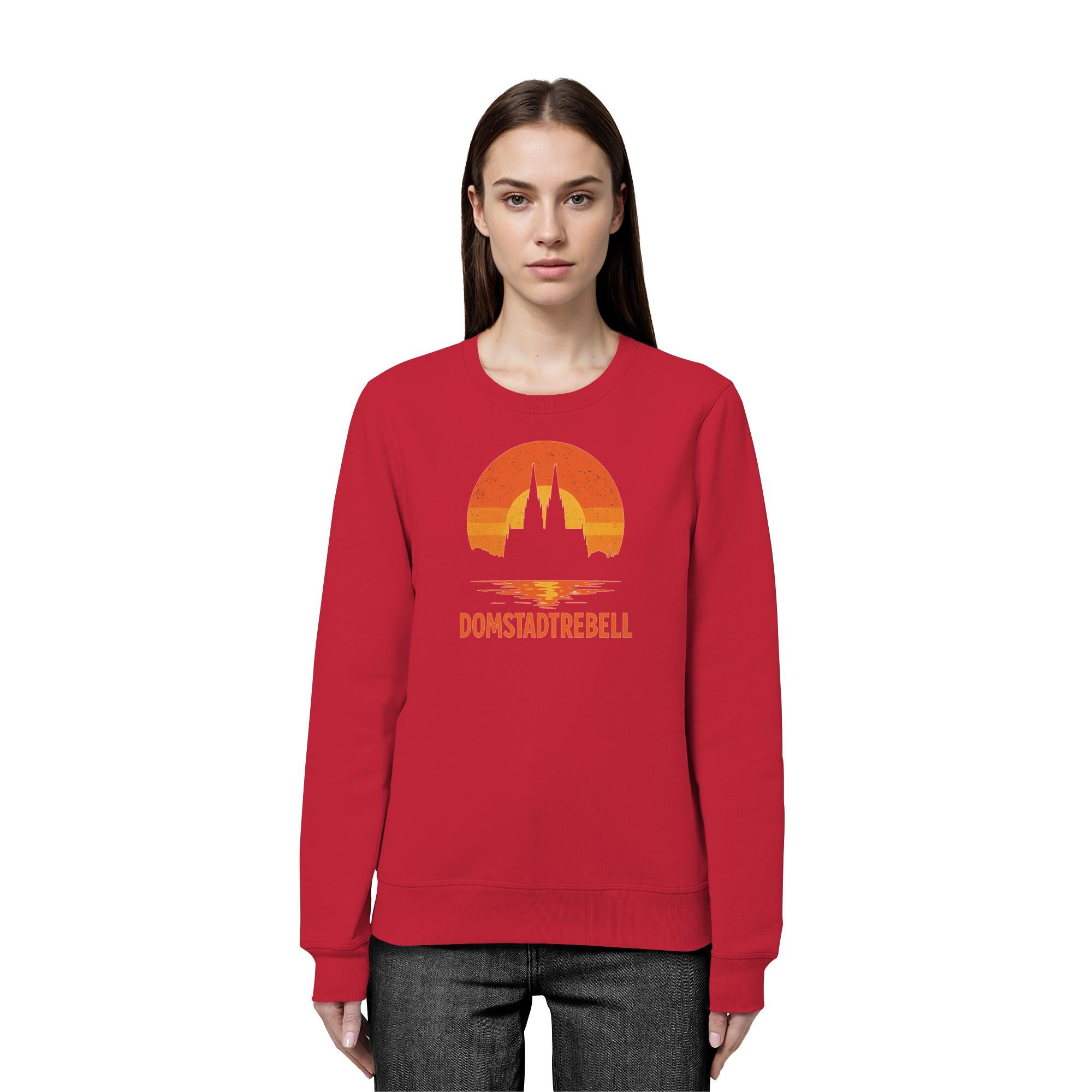 Domstadtrebell - Kölner Dom Sonnenuntergang - Organic Basic Unisex Sweatshirt