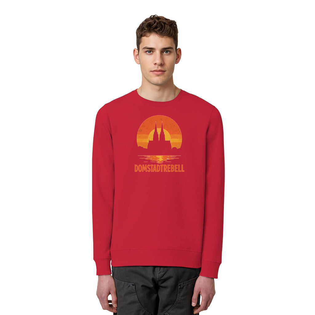 Domstadtrebell - Kölner Dom Sonnenuntergang - Organic Basic Unisex Sweatshirt