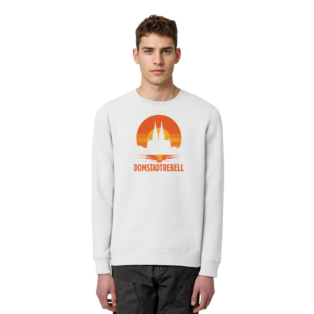 Domstadtrebell - Kölner Dom Sonnenuntergang - Organic Basic Unisex Sweatshirt
