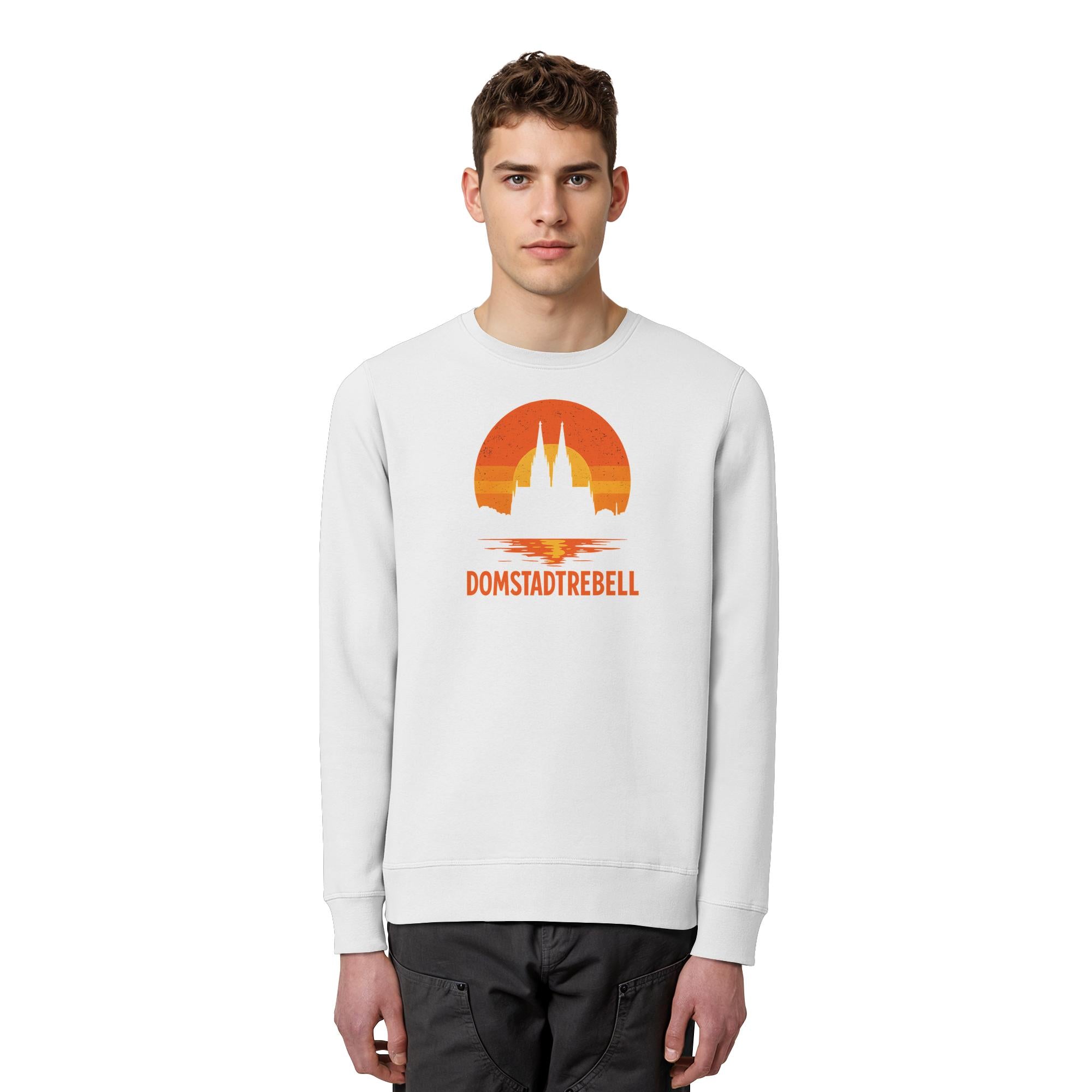 Domstadtrebell - Kölner Dom Sonnenuntergang - Organic Basic Unisex Sweatshirt